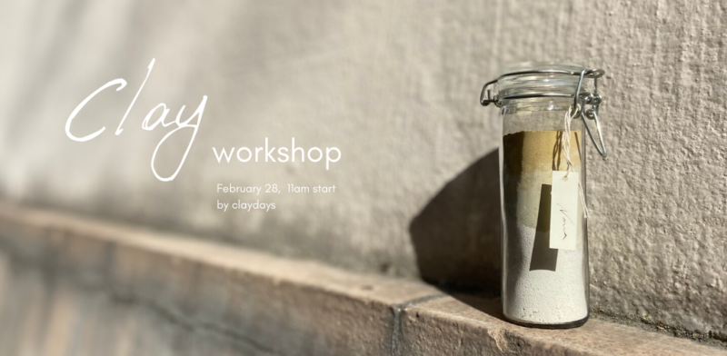<満員御礼>-Ordermade clay workshop- × Ayurveda lunch @ 世田谷区太子堂2−17−5佐藤ビル3F